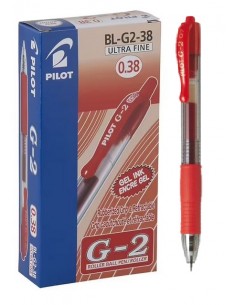 Bolígrafo pilot G-2 - Rojo
