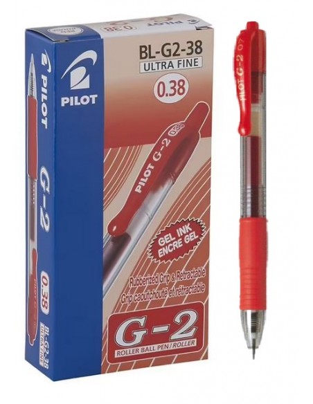 Bolígrafo pilot G-2 - Rojo
