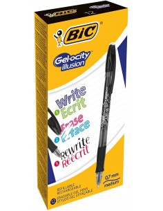 Bolígrafo gelocity illusion borrable - Negro