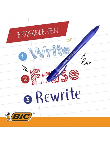 Bolígrafo gelocity illusion borrable Rojo