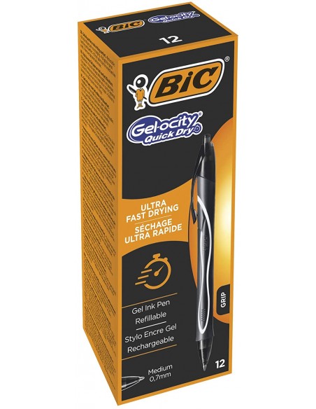 Bic Gelocity  Quick Dry - Negro