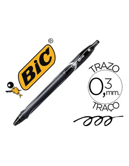 Bic Gelocity  Quick Dry - Negro