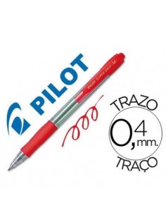 12 Bolígrafo Pilot super grip - Rojo 2
