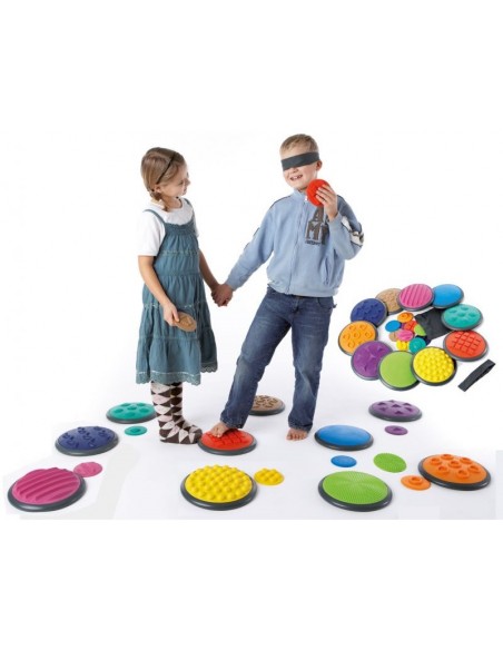 Discos táctiles para pies y manos - 20 piezas