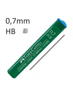 Minas de grafito 0,7 HB