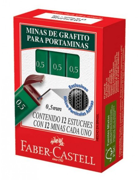 Minas de grafito 0,5 HB