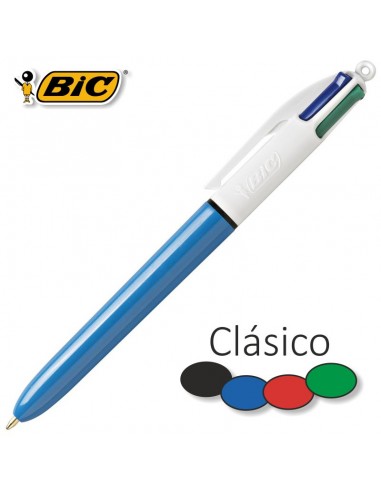 Blíster 3 bolígrafos Bic 4 colores