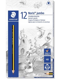 Lápiz noris jumbo triangular - 12 unidades
