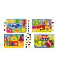 Juego de dado de colores. Goki