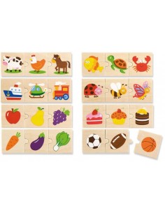 Set 8 puzles categorias - 24 piezas