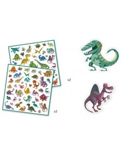 Gomets temáticos dinosaurios - 160 pegatinas 2