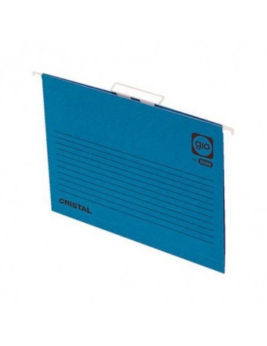 Carpeta cajón kraft folio - Azul