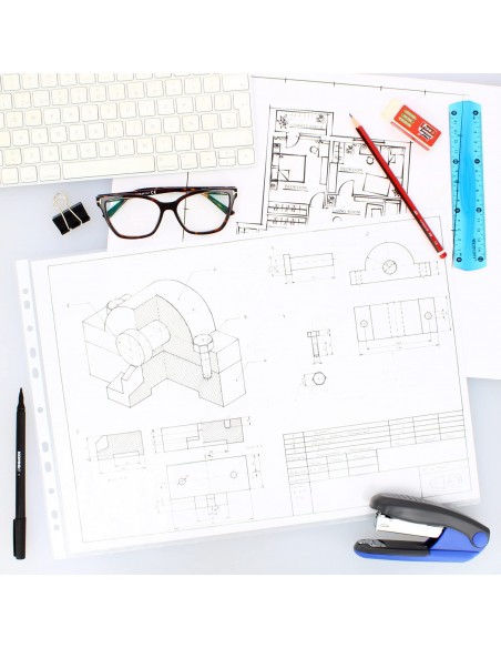 Fundas transparentes A3 apaisadas