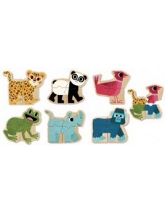 Juego magnético Mixanimo - 24 piezas 2