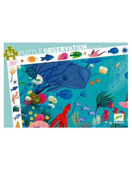 Puzle observación acuático - 54 piezas
