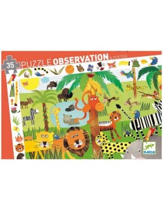 Puzle observación jungla - 35 piezas