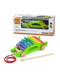 Arrastre xilófono cocodrilo