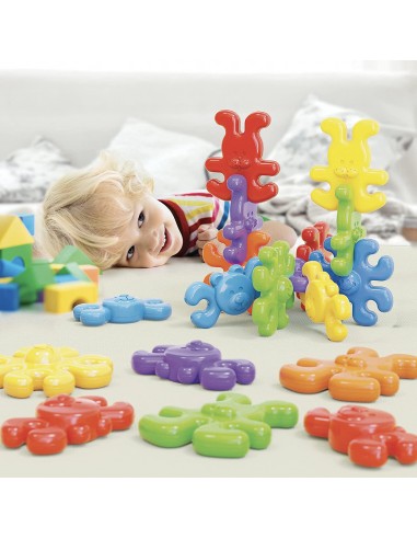 Juego encajable Animal-links - Bolsa 18 piezas