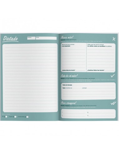 Libreta de dictados primaria