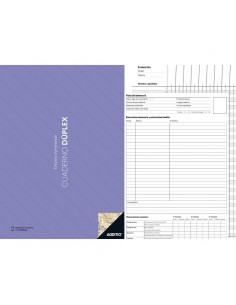 Cuaderno duplex