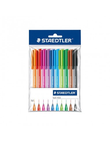 Bolígrafos Bal 32 10 colores surtidos