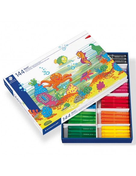 Class pack 144 rotuladores Noris Jumbo punta gruesa