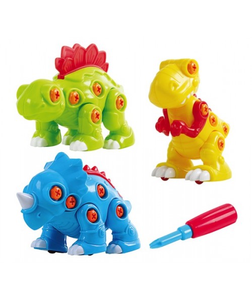 Atornilla 3 dinosaurios