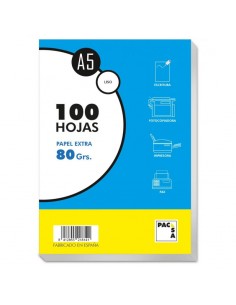 Cuartillas 100 hojas 80 grs.