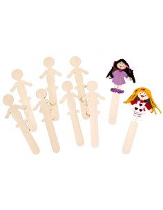 10 palillos personas para decorar