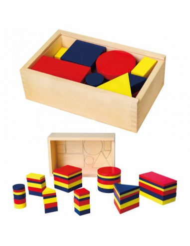 Bloques lógicos madera