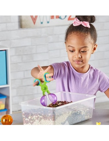 Bote 4 unidades Tijera cuchara. Learning