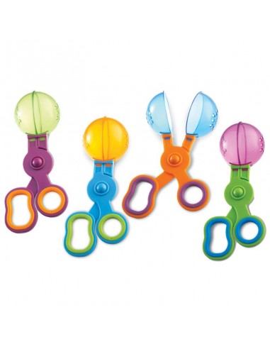 Bote 4 unidades Tijera cuchara. Learning