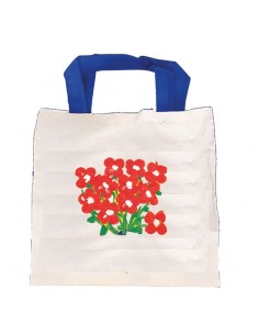 6 bolsas mini de tela para decorar 21x23 cm 2