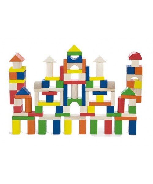 Arquitectura madera color 100 piezas