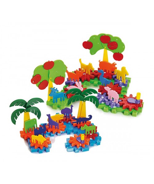 Georello jungla y granja - 110 piezas