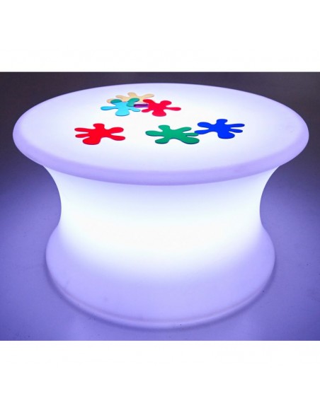 Mesa de luz redonda 70x70x40 cm