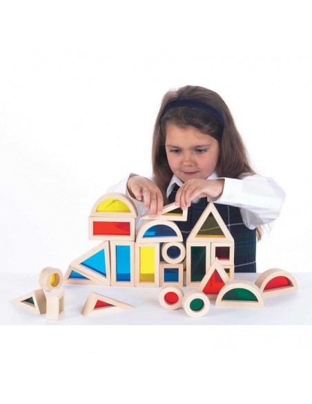 Construcción arco iris - 24 piezas