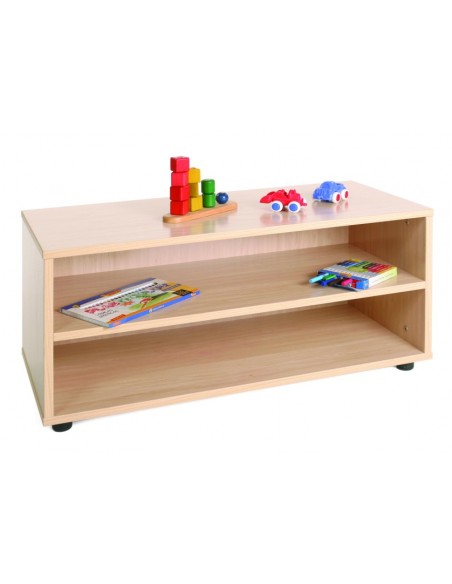 Mueble superbajo estantería 2 huecos