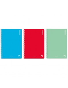 Bloc espiral 80 hojas tamaño folio liso