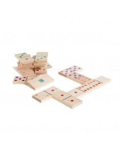 Dominó coloreado gigante