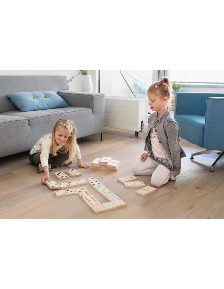 Dominó coloreado gigante