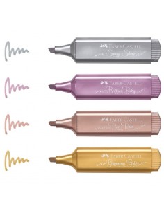 Marcador texliner 46 marcadores metálicos 4 unidades