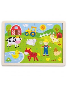 Puzle 24 piezas granja