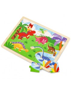 Puzle 24 piezas dinosaurio