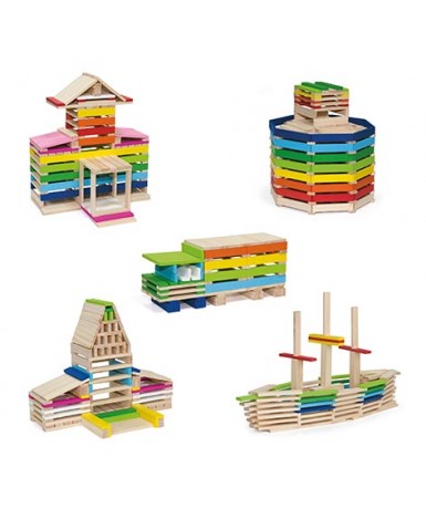 250 piezas Tablas construcción