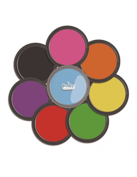 Pack 8 Almohadillas estampar Gigantes redondas