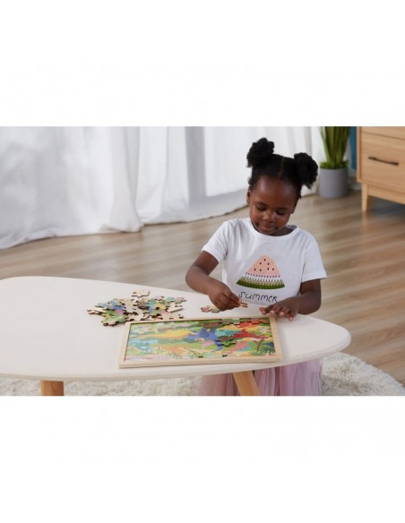 Puzles 48 piezas dinosaurios y bebés