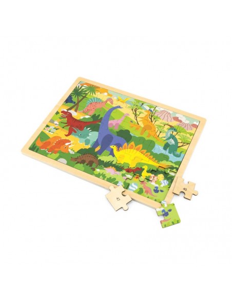 Puzles 48 piezas dinosaurios y bebés