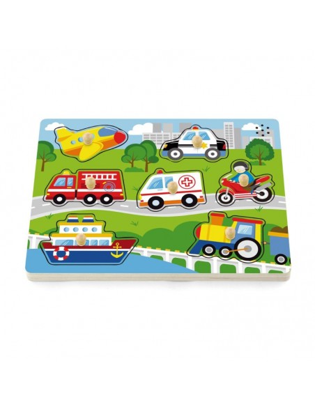 Encaje sonidos transportes