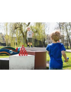 Volcar las latas con números 2